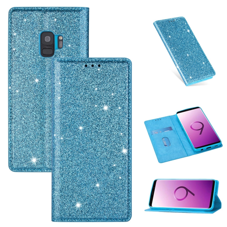 Custodia portafoglio in pelle glitter per Samsung Galaxy S10