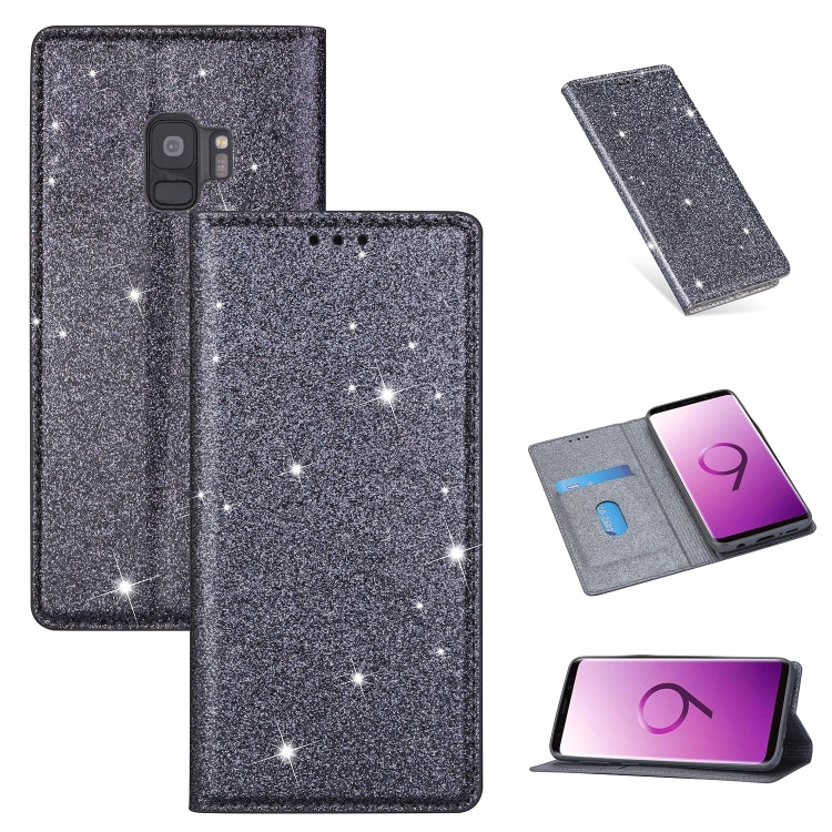 Custodia portafoglio in pelle glitter per Samsung Galaxy S10