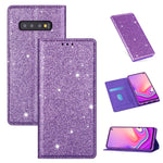 Custodia portafoglio in pelle glitter per Samsung Galaxy