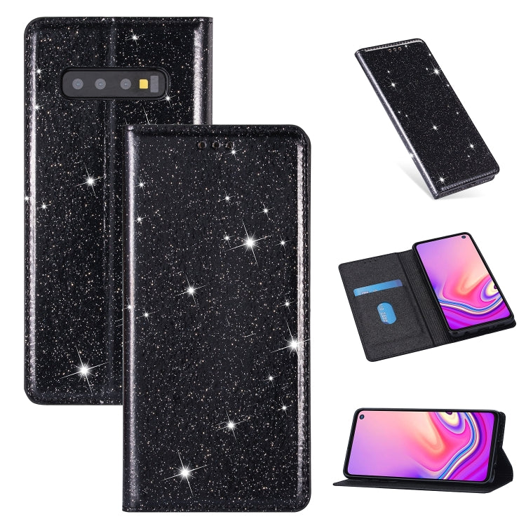 Custodia portafoglio in pelle glitter per Samsung Galaxy