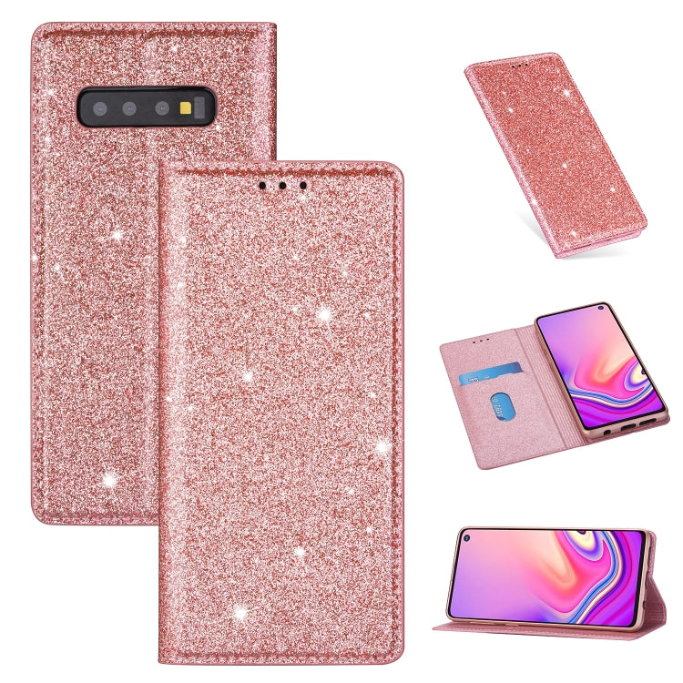 Custodia portafoglio in pelle glitter per Samsung Galaxy