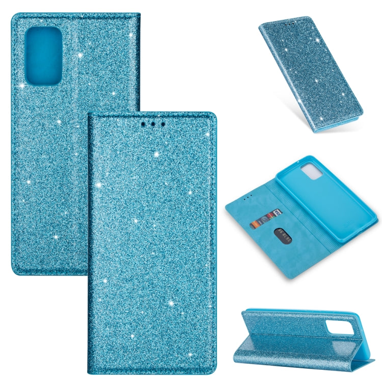 Custodia portafoglio in pelle glitter per Samsung Galaxy