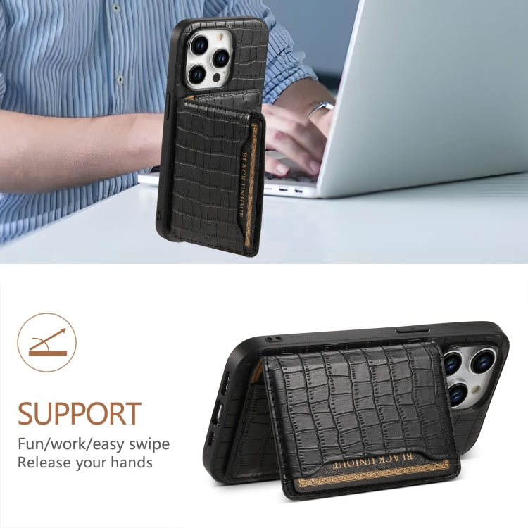 Custodia per telefono a copertura totale con motivo coccodrillo, For iPhone 13 Pro Max, For iPhone 13 Pro, For iPhone 13, For iPhone 12 Pro / 12