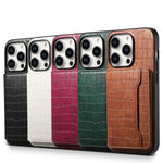 Custodia per telefono a copertura totale con motivo coccodrillo, For iPhone 13 Pro Max, For iPhone 13 Pro, For iPhone 13, For iPhone 12 Pro / 12