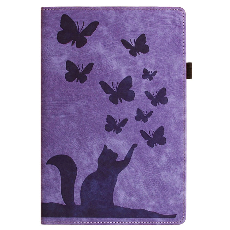 Custodia per tablet in pelle con stampa farfalla gatto, For iPad Air 13 2026 / 2025 / 2024, For iPad Air 11 2026 / 2025 / 2024, For iPad Pro 13 2025 / 2024, For iPad Pro 11 2025 / 2024