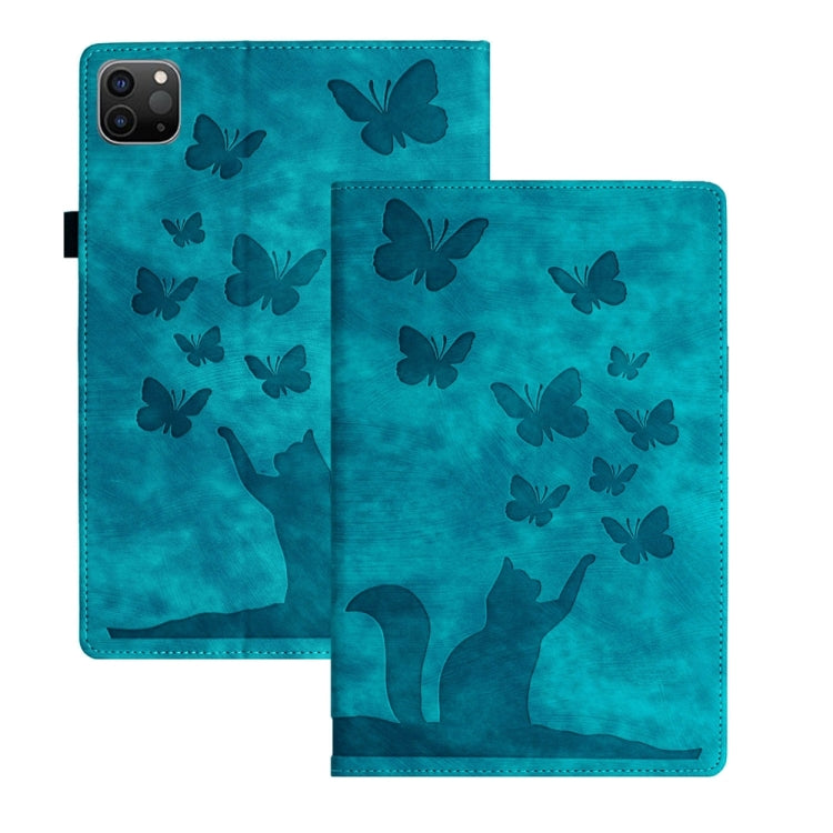 Custodia per tablet in pelle con stampa farfalla gatto, For iPad Air 13 2026 / 2025 / 2024, For iPad Air 11 2026 / 2025 / 2024, For iPad Pro 13 2025 / 2024, For iPad Pro 11 2025 / 2024