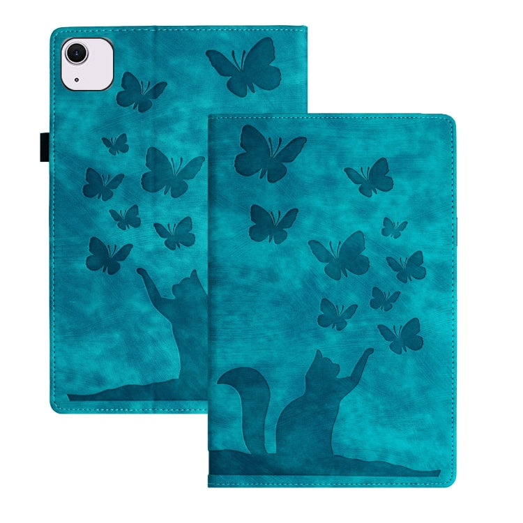 Custodia per tablet in pelle con stampa farfalla gatto, For iPad Air 13 2026 / 2025 / 2024, For iPad Air 11 2026 / 2025 / 2024, For iPad Pro 13 2025 / 2024, For iPad Pro 11 2025 / 2024