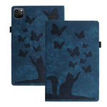 Custodia per tablet in pelle con stampa farfalla gatto, For iPad Air 13 2026 / 2025 / 2024, For iPad Air 11 2026 / 2025 / 2024, For iPad Pro 13 2025 / 2024, For iPad Pro 11 2025 / 2024