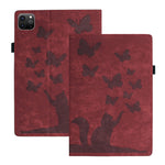 Custodia per tablet in pelle con stampa farfalla gatto, For iPad Air 13 2026 / 2025 / 2024, For iPad Air 11 2026 / 2025 / 2024, For iPad Pro 13 2025 / 2024, For iPad Pro 11 2025 / 2024