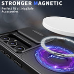 Custodia per telefono Camshield MagSafe Ring Holder Armor, For Samsung Galaxy A14, For Samsung Galaxy A34 5G, For Samsung Galaxy S23 Ultra 5G, For Samsung Galaxy S23+ 5G