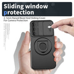 Custodia per telefono Camshield MagSafe Ring Holder Armor, For Samsung Galaxy A15 5G, For Samsung Galaxy A55 5G, For Samsung Galaxy A35 5G, For Samsung Galaxy S24 Ultra 5G