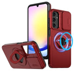 Custodia per telefono Camshield MagSafe Ring Holder Armor, For Samsung Galaxy A05 4G, For Samsung Galaxy A25 5G, For Samsung Galaxy S23 FE 5G, For Samsung Galaxy A24