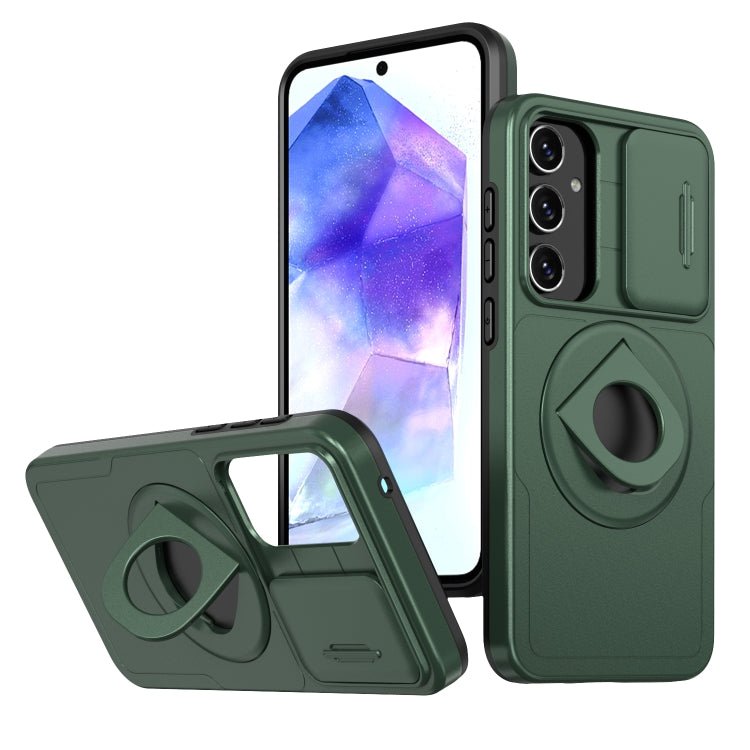 Custodia per telefono Camshield MagSafe Ring Holder Armor, For Samsung Galaxy A15 5G, For Samsung Galaxy A55 5G, For Samsung Galaxy A35 5G, For Samsung Galaxy S24 Ultra 5G