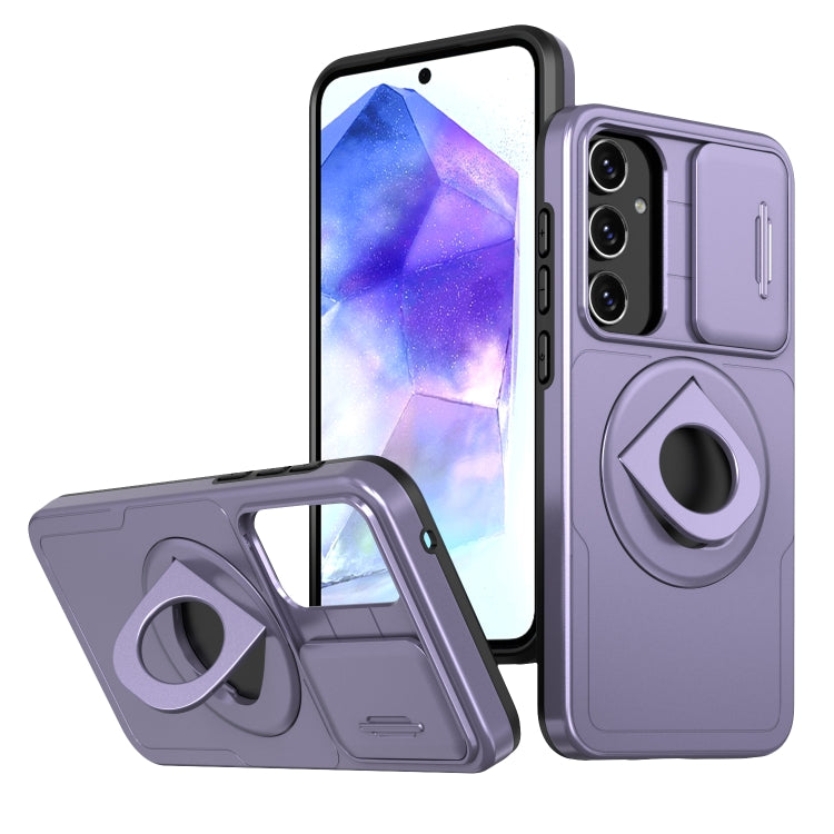 Custodia per telefono Camshield MagSafe Ring Holder Armor, For Samsung Galaxy A15 5G, For Samsung Galaxy A55 5G, For Samsung Galaxy A35 5G, For Samsung Galaxy S24 Ultra 5G