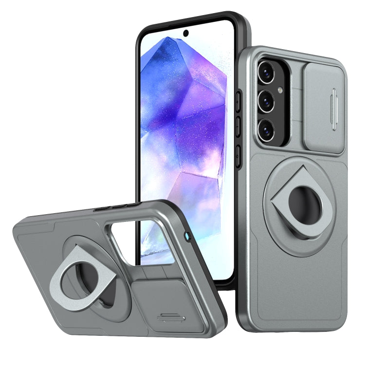 Custodia per telefono Camshield MagSafe Ring Holder Armor, For Samsung Galaxy A15 5G, For Samsung Galaxy A55 5G, For Samsung Galaxy A35 5G, For Samsung Galaxy S24 Ultra 5G
