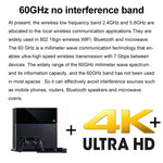 Kit trasmissione wireless Measy W2H 60GHz 4K+ 50 m