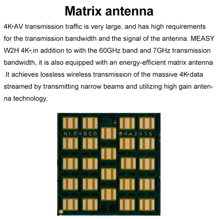 Kit trasmissione wireless Measy W2H 60GHz 4K+ 50 m