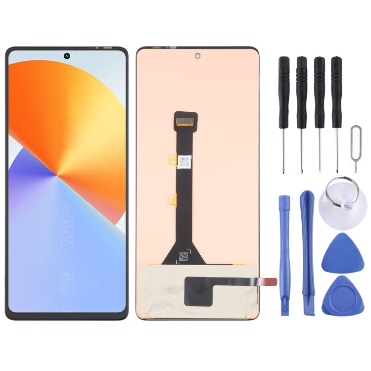 Schermo LCD OLED originale con digitalizzatore per Infinix