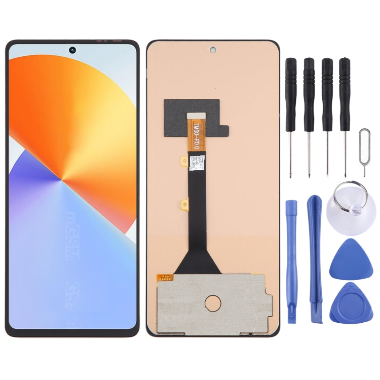 Schermo LCD OEM con digitalizzatore assemblaggio completo, For Infinix Smart 8 Pro X6525B, For Infinix Smart 8 Plus X6526, For Infinix Hot 40 Pro X6837, For Infinix Hot 40 X6836, For Infinix Hot 40i X6528B, For Infinix Smart 8 X6525