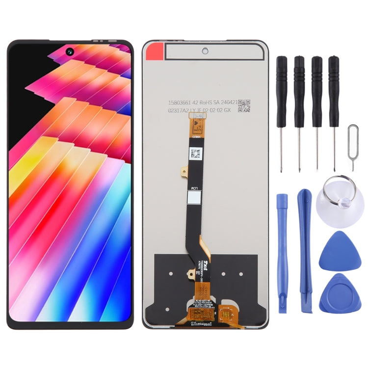 Schermo LCD OEM con digitalizzatore assemblaggio completo, For Infinix Smart 8 Pro X6525B, For Infinix Smart 8 Plus X6526, For Infinix Hot 40 Pro X6837, For Infinix Hot 40 X6836, For Infinix Hot 40i X6528B, For Infinix Smart 8 X6525