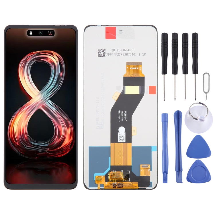 Schermo LCD con digitalizzatore per Infinix Hot 40 e altri