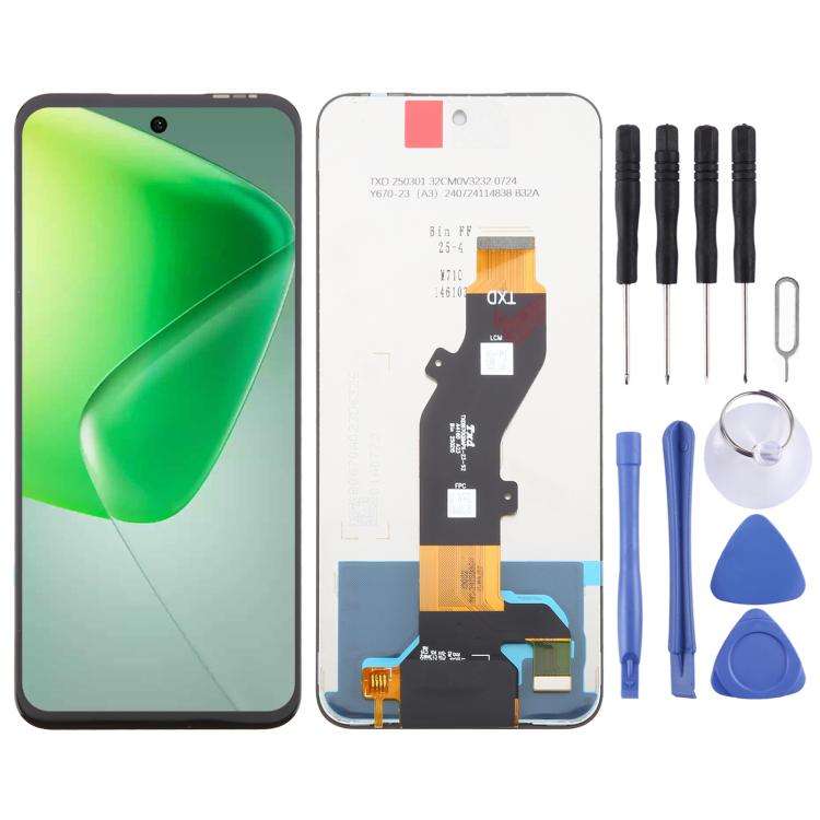 Schermo LCD OEM con digitalizzatore assemblaggio completo, For Infinix Smart 8 Pro X6525B, For Infinix Smart 8 Plus X6526, For Infinix Hot 40 Pro X6837, For Infinix Hot 40 X6836, For Infinix Hot 40i X6528B, For Infinix Smart 8 X6525