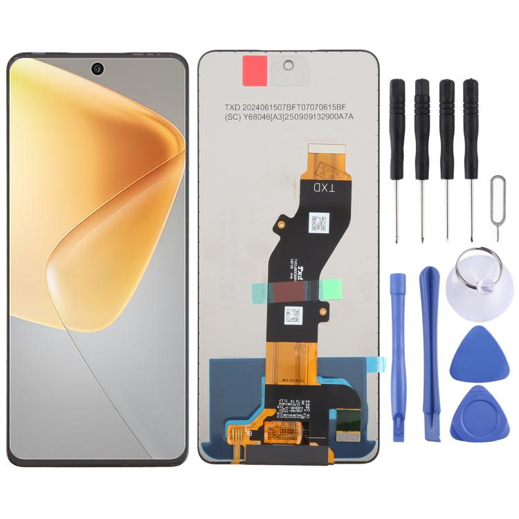 Schermo LCD OEM con digitalizzatore assemblaggio completo, For Infinix Smart 8 Pro X6525B, For Infinix Smart 8 Plus X6526, For Infinix Hot 40 Pro X6837, For Infinix Hot 40 X6836, For Infinix Hot 40i X6528B, For Infinix Smart 8 X6525