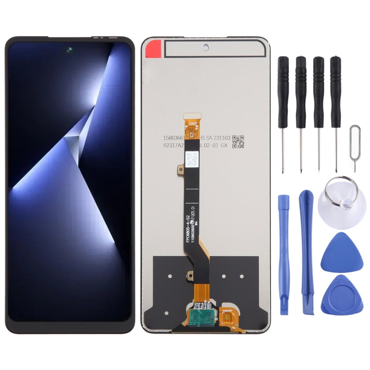 OEM LCD Screen with Digitizer Full Assembly, For Tecno Pova 5 Pro LH8n, For Tecno Pova Neo 3 LH6n, For Tecno Camon 20 Premier, For Tecno Camon 20 Pro 5G, For Tecno Camon 20 Pro, For Tecno Camon 20, For Tecno Pop 7 BF6