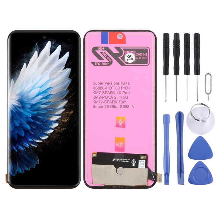 Schermo LCD con digitalizzatore per smartphone Tecno