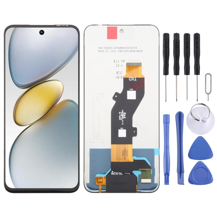 Schermo LCD con digitalizzatore per smartphone Tecno