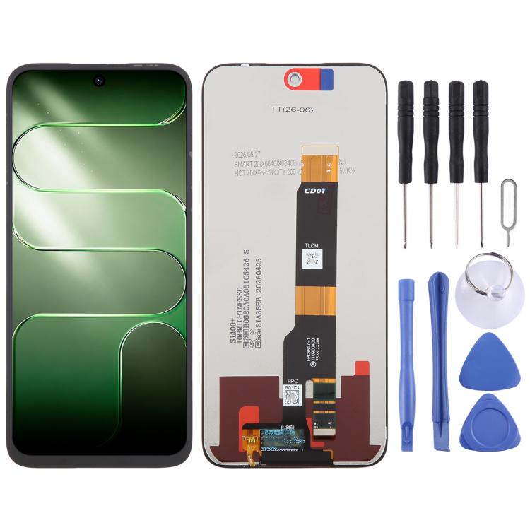 Schermo LCD con digitalizzatore per smartphone Tecno