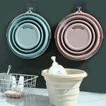 Secchio pieghevole in silicone portatile SFSS-01, 10L, 5L, 3L