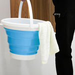 Secchio pieghevole in silicone portatile SFSS-01, 10L, 5L, 3L