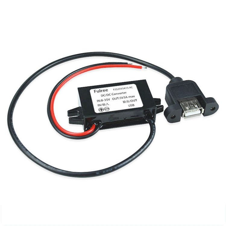 Regolatore di tensione del modulo CC per convertitore di alimentazione per auto da 12 V a 5 V 3 A, Type-C Elbow, Type-C Straight, USB Female with Ears, Dual USB Female, USB+Micro USB, USB+mini, Dual USB with Ears, 2 in 1 Dual USB Female