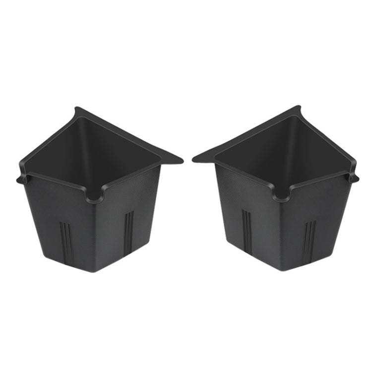 Per Tesla Model Y 2021-2023 2 pezzi/set scatola portaoggetti laterale per bagagliaio dell'auto, modello di punta, with Cover, without Cover