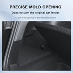 Per Tesla Model Y 2021-2023 2 pezzi/set scatola portaoggetti laterale per bagagliaio dell'auto, modello di punta, with Cover, without Cover