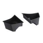 Per Tesla Model 3 2 pezzi/set scatola portaoggetti laterale per bagagliaio dell'auto, modello di punta, with Cover, without Cover
