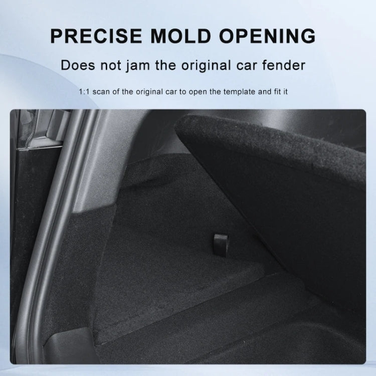 Per Tesla Model 3 2 pezzi/set scatola portaoggetti laterale per bagagliaio dell'auto, modello di punta, with Cover, without Cover