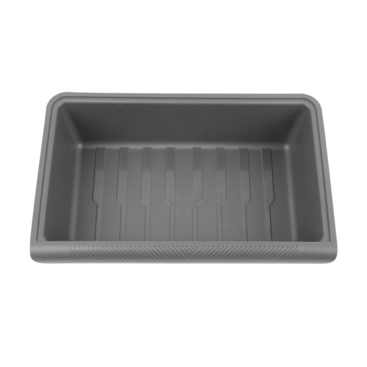 Per Tesla Model Y 2021-2023 Organizzatore di stoccaggio in TPE sotto il seggiolino auto, with Cover, without Cover