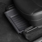 Per Tesla Model Y 2021-2023 Organizzatore di stoccaggio in TPE sotto il seggiolino auto, with Cover, without Cover