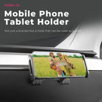 Per supporto per tablet telefono con gancio per vano portaoggetti per auto copilota Tesla Model 3 / Y, Hook Base, Hook Base + Phone Bracket