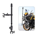 Morsetti per moto Manubrio Asta selfie telescopica a 3 stadi con montaggio fisso, Double Dual-heads Crabs 3-stage Selfie Stick, Dual-heads Crab & Single Heads 3-stage Selfie Stick, 2 x Dual-heads Crab 1 x Single Heads