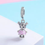 Accessori per collana braccialetto fai-da-te con perline dolce compagno di vita perfetta in argento sterling S925