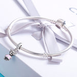 Accessori per collana braccialetto fai-da-te con perline dolce compagno di vita perfetta in argento sterling S925
