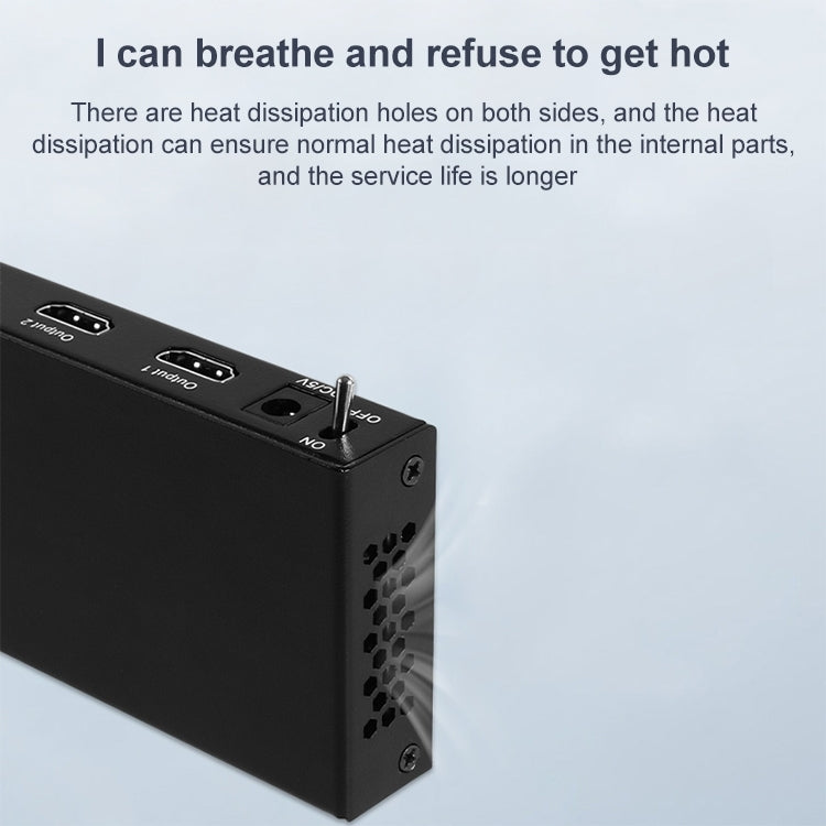 Measy SPH104 Splitter display simultaneo da 1 a 4 HDMI 4K 1080P, 1 to 4, AU Plug, 1 to 4, EU Plug, 1 to 4, UK Plug