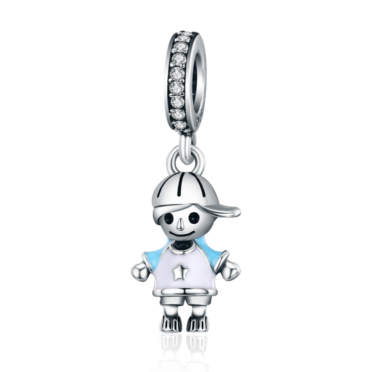 Accessori per collana braccialetto fai-da-te con perline per ragazzo intelligente in argento sterling S925