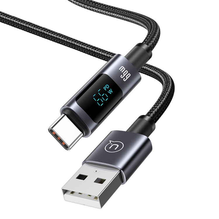 USAMS US-SJ673 Cavo dati da USB a tipo C 6A per display digitale a ricarica rapida, lunghezza: 1,2 m, US-SJ673