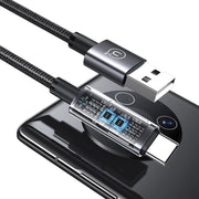 USAMS US-SJ673 Cavo dati da USB a tipo C 6A per display digitale a ricarica rapida, lunghezza: 1,2 m, US-SJ673