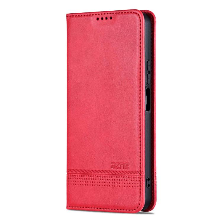 Custodia per telefono in pelle flip con texture magnetica in vitello AZNS, For Galaxy A08 5G/A07 5G, For Galaxy A18 5G/A17 5G, For Galaxy A27 5G, For Samsung Galaxy A25 5G