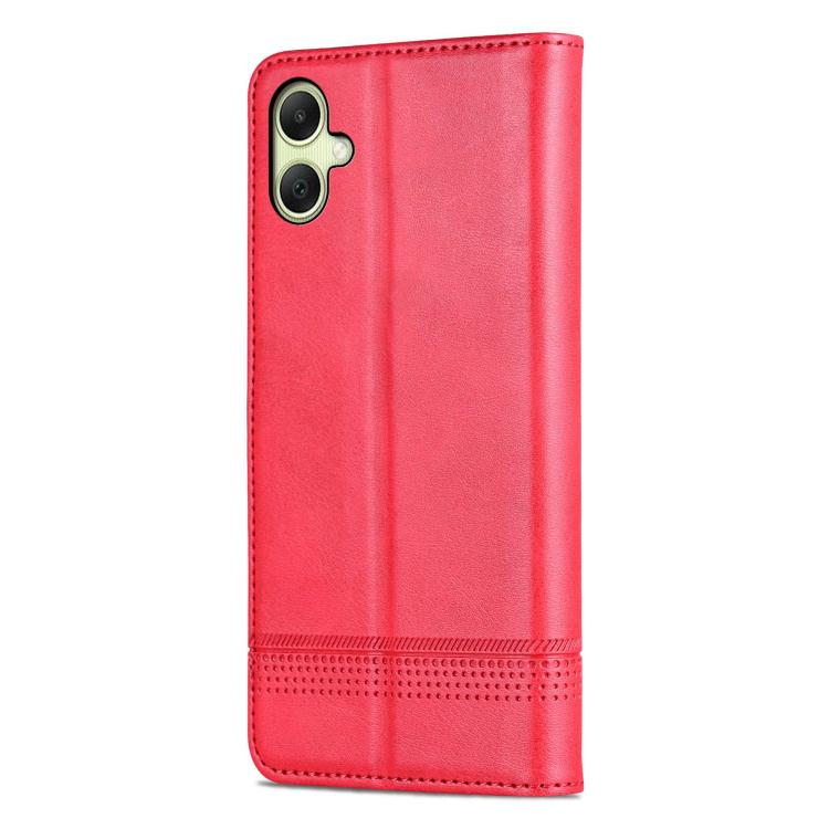 Custodia per telefono in pelle flip con texture magnetica in vitello AZNS, For Galaxy A08 5G/A07 5G, For Galaxy A18 5G/A17 5G, For Galaxy A27 5G, For Samsung Galaxy A25 5G